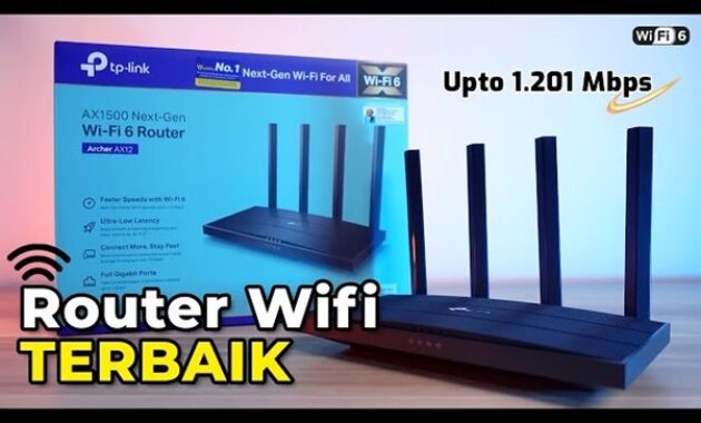 Gambar 1. Router WiFi terbaik untuk jaringan cepat dan stabil