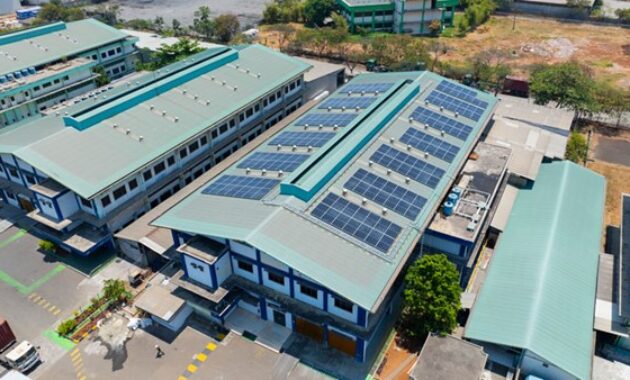Gambar 1. Sistem PLTS atap untuk efisiensi energi listrik