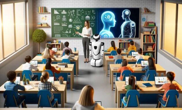 Gambar 1. AI membantu siswa SMP belajar lebih efektif