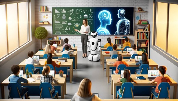 Gambar 1. AI membantu siswa SMP belajar lebih efektif
