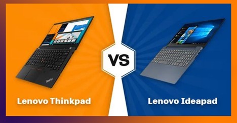 Gambar 1. Perbandingan Lenovo IdeaPad vs ThinkPad