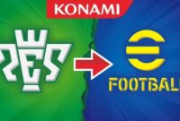 Gambar 1. Perkembangan eFootball dibandingkan PES