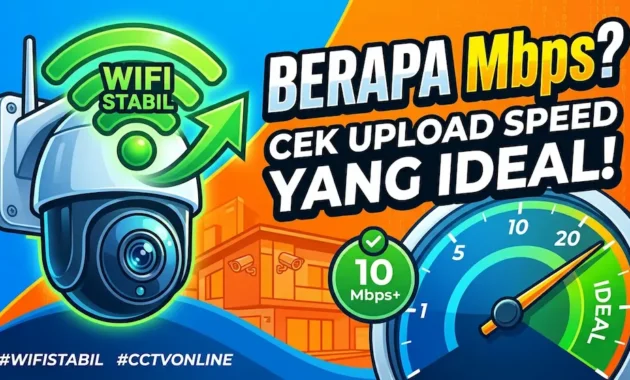 WiFi untuk CCTV Online Berapa Kecepatan Upload yang Ideal